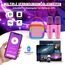 Dislocati Karaoke Maschine Kinder mit 2 Karaoke Mikrofon Bluetooth, Mädchen Geschenke Spielzeug für 3-12 Jahre, Tragbarer Lautsprecher mit LED-Lichtern, Ideal für Familienfeiern und Freundestreffen