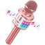 Karaoke Mikrofon, LED Drahtloses Bluetooth Mikrofon zum Singen mit Lautsprecher, Karaoke Spielzeug Kinder, Heim KTV Karaoke Maschine, Tragbares KTV Lautsprecher Recorder für Android/iPhone/iPad/PC