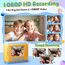 CalineGam Kinderkamera Sofortbildkamera, 1080P HD Sofortbildkamera Kinder mit 32GB Karte, 2,4 Zoll Digitalkamera Kinder, Kinderspielzeug Geschenke für Jungen und Mädchen 3-12 Jahre (Blau)