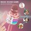 Karaoke Mikrofon, LED Drahtloses Bluetooth Mikrofon zum Singen mit Lautsprecher, Karaoke Spielzeug Kinder, Heim KTV Karaoke Maschine, Tragbares KTV Lautsprecher Recorder für Android/iPhone/iPad/PC