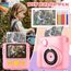 Kinderkamera, Sofortbildkamera Kinder,1080P Fotoapparat Kinderspielzeug mit 16x Digitalzoom, 32GB TF Karte,Druckpapier, Kinder Kamera für Geschenk für Mädchen 3-12 Jahre