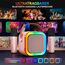 [2025] Karaoke Maschine mit 2 Karaoke Mikrofonen Musikinstrumentzubehör: Wowstar Karaoke Anlage mit 2 Mikrofonen - Mini Karaoke Maschine - Lautsprecher Karaoke Box Set - Geschenke für Mädchen