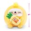 Snackles, Series 2, Sloth (Dole, Pineapple), Plush Toy, Cuddly Squishy Comfort Plush with License Snack Brand Accessory, Large (40 cm), Brown Box, (Sloth)