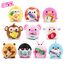 Snackles, Series 2, Platypus (Subway, Cookie), Plush Toy, Cuddly Squishy Comfort Plush with License Snack Brand Accessory, Small (20 cm), Brown Box, (Platypus)