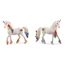 SCHLEICH 70726 Spielfigur -Regenbogeneinhorn, Stute bayala, Mehrfarbig & 70725 Spielfigur -Regenbogeneinhorn, Hengst bayala, Mehrfarbig