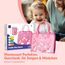 hahaland Busy Board Montessori Spielzeug, Interaktives Lernspielzeug und Motorikspielzeug für Kinder 3+ mit 15 Aktivitäten, Activity Board für Reise Autofahrt Flugzeug, Busy Book Geschenk 3 Jahre