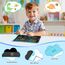 BlueSwan Maltafel Zaubertafel Reise Spielzeug für Unterwegs Kinder 2 3 4 5 6+ Jahre,10 Zoll LCD Schreibtafel mit löschfunktion,Beschäftigung im Flugzeug Autofahrt Restaurant Kleinkind Geschenk,Blau