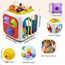 spielzeug ab 1 2 Jahr, 7 in 1 Montessori Babyspielzeug Motorikschleife Activity Center Motorikspielzeug Lernspielzeug Sensorik Sortierspiel Motorikwürfel kinderspielzeug für Junge Mädchen Geschenk