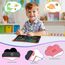 BlueSwan Maltafel Zaubertafel Reise Spielzeug für Unterwegs kinder 2 3 4 5 6+ jahre,10 zoll LCD Schreibtafel mit löschfunktion,Beschäftigung im Flugzeug Autofahrt Restaurant Kleinkind Geschenk,Rosa