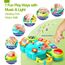 Hahaland Baby Spielzeug ab 6 Monate Mädchen,Elefant Musikspielzeug Motorikspielzeug,Musikinstrumente mit Licht & Klang Kinder Keyboard Babyspielzeug ab 1 Jahr Mädchen Jungen