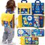 hahaland Busy Board Montessori Spielzeug ab 3 Jahre, Dinosaurier Thema Activity Board ab 3 4 5 Geschenk für Jungen, Baby Motorikspielzeug,18 in 1 Vorschul-Lernaktivitäten mit 12 Lebenskompetenzen