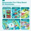 hahaland Busy Board Montessori Spielzeug, Interaktives Lernspielzeug und Motorikspielzeug für Kinder 3+ mit 15 Aktivitäten, Activity Board für Reise Autofahrt Flugzeug, Busy Book Geschenk 3 Jahre