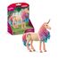 Schleich bayala Mythisch verzierte Marshmallow-Einhorn-Stute Figur – mit glitzernden Details und Strasssteinen, fantasievolles, lustiges und langlebiges Spielzeug für Mädchen und Jungen, Geschenk für