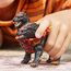 SCHLEICH ELDRADOR Creatures | Höllenhund 42451 | ELDRADOR Monster Spielfigur | detailgetreue Sammelfigur | tolles Geschenk für Mädchen und Jungen | Spielzeug ab 7 Jahren | 14 x 7 x 10 cm