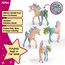 Schleich bayala - Einhorn Spielzeug für Mädchen und Jungen - Marshmallow-Einhorn Fohlen mit Edelsteinen - Rosa