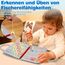 JHkim Montessori Busy Board Deutsch, Kinder Spielzeug ab 1 2 3 4 Jahre, Activity Board Busy Book, Geschenke für Junge Mädchen, Kinder Sensorik Lernspielzeug, Motorikbrett für Reise Auto Flugzeug, Grau