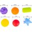 FANCY Baby Sensorik Balls - Babyspielzeug ab 0 3 6 8 Monate, Greifball für Babys, Multi Texturierte Motorikspielzeug, Massagebälle, Mehrere Größen Spielzeug, Baby Ball (Taktiliki) (M)