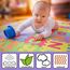 ALPIDEX Kinder Puzzlematten 86-teilig | Buchstaben & Zahlen | 36 Matten - 30 x 30 x 1cm | Spielteppich Baby Krabbelmatte Kinderteppich Puzzle Lernteppich XXL Bunt, Farbe:Rosa
