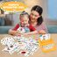 Joozmui Buchstaben Lernen Lernspiele ab 3 4 5 6 7 8 Jahre, Kinderspielzeug ab 3-8 Jahre Lesen Lernen Montessori Spielzeug ab 3-8 Jahre Junge Einschulung Geschenk