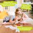 Nene Toys Marienkäfer-Garten, Gedächtnisspiel aus FSC® Holz für Kinder ab 3 Jahren – Pädagogisches Brettspiel mit 10 lustigen Mustern – Montessori Memo-Spiel – Geschenk Jungen Mädchen ab 3 4 5 Jahren
