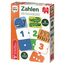 Jumbo Spiele 19547 ich lerne Zahlen - Lernspiel für Kinder ab 3 Jahren für 1 bis 4 Spieler (Packung mit 2)