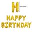 ZERODECO Geburtstagsfeier Dekoration, Gold Happy Birthday Buchstaben Ballons Folienvorhänge Mylarfolie Stern und Herzform Ballons Konfetti Luftballons - Perfekte Geburtstags Party Deko Zubehör