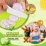 Kindermesser - 16 teiliges Kinder Sicherheit Küchenmesser für echtes Kochen mit Holzmesser, Kindermesser, Schneidebrett, Schäler etc. | Messer für Kinder ab 2 Jahren, Montessori Messer, kinder kochset