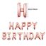 ZERODECO Geburtstagsdeko Rosegold Set, Happy Birthday Buchstaben Ballons Folienvorhänge Mylarfolie Stern und Herzform Ballons Konfetti Luftballons