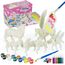 whatstem DIY Malerei Einhorn Kit Kunst und Handwerk Set für Kinder oder Mädchen Dekorieren und Zeichnen 3D Spielzeug für Kinder Geschenk(6 Einhörner)