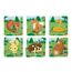 Lisciani - CAROTINA BABY - Baby Puzzle - Der Wald - Puzzle ab 2 Jahren - Montessori Spielzeug 2 Jahren - 6 Lernpuzzles mit Tieren (4 Teile je Puzzle) - Für Kinder