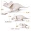 whatstem 3D-Dinosaurier-Malset für Kinder im Alter von 3–15 Jahren, Kunst- und Bastelsets, Zeichenspielzeug mit Dinosaurier-Set, Kreativitätsgeschenke für Jungen und Mädchen