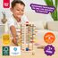 Nene Toys BALLFALL, Montessori Spielzeug ab 3 4 5 6 Jahren – Holzspiel für Kinder – Lernspiel mit Stäbchen, Würfel & Karten – Pädagogisches Brettspiel – Tolles Geschenk Mädchen Jungen von 3-9 Jahren