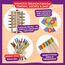 Nene Toys BALLFALL, Montessori Spielzeug ab 3 4 5 6 Jahren – Holzspiel für Kinder – Lernspiel mit Stäbchen, Würfel & Karten – Pädagogisches Brettspiel – Tolles Geschenk Mädchen Jungen von 3-9 Jahren