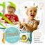 zoula kidz® Montessori Busy Board deutsch - Activity Board & Quiet Book mit 6 Seiten - sicheres & schadstofffreies Busy Book - ideales Kleinkind Spielzeug & Motorikspielzeug aus weichem Filz (Löwe)
