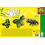 SES Creative | Dinosaurier Bastelset für Kinder | 2-in-1 Gipsgießen und Kratzbilder | DIY Set Kinder ab 5 Jahren | Kreatives Spielzeug | Geschenkidee | Auswaschbare Farben | Fördert Motorik