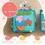 zoula kidz® Busy Cube - Motorikwürfel & Busy Board 2-in-1 - Faltbares Montessori Spielzeug ab 3 Jahre - Wandelbar zu Buch und Steckwürfel - Motorikspielzeug & Activity Board mit 12 Spielseiten