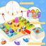 COOLJOY Spielzeug ab 2 Jahre, 3 in 1 Magnetische Angelspiel Motorikspielzeug, Spiele ab 2 3 Jahre, Montessori Spielzeug ab 2 3 Jahre, Holzspielzeug, Geschenke für Mädchen Junge,Ostern Geschenke Kinder