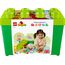 LEGO DUPLO Deluxe Brick Box - Fine Motor Skills Toys for 1+ Year Old Boys & Girls - incl. a Car, Number Bricks & Animal Figures, Plus Toy Storage - 10914