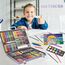 KINSPORY Premium Malkoffer Deluxe 150-teilig Malset für Kinder Anfänger Tolles Buntstifte Set, Wasserfarben, Ölpastellfarbe, zeichenstifte, Bleistifte als Zeichenset Geschenk Kinder
