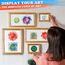 TingingYuli Spin Art Maschine für Kinder - Malset mit Drehscheibe, 36 Kunsttafeln & 7 Farben - Bastelset Malen für Jungen Mädchen ab 4-12 Jahre, Geburtstag Ostern Geschenke für 6 7 8 9 10 Jahre（Blau）