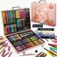 KINSPORY Premium Malkoffer Deluxe 150-teilig Malset für Kinder Anfänger Tolles Buntstifte Set, Wasserfarben, Ölpastellfarbe, zeichenstifte, Bleistifte als Zeichenset Geschenk Kinder