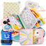 zoula kidz® Busy Board deutsch Montessori Spielzeug Ab 3 Jahre - Motorikspielzeug mit 6 interaktiven Spielseiten - Activity Board mit weichem Alpaka-Fell zum Ertasten - Busy Book für Reisen & Alltag