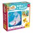 Lisciani - CAROTINA BABY - 6 Meerespuzzles - 4-teilige Puzzles - Bildungsspiel mit Meeresbewohnern - Spielerisches Lernen - Made in Italy - Für Kinder von 1 bis 4 Jahren