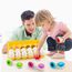 JoyGrow Passende Eier 12PCS Montessori Eier Spielzeug Farb und Formerkennung Sortierer Puzzle-Fähigkeiten Lernspielzeug für Kinder und Kleinkinder für Oster Weihnachten Kindertag (12PCS)