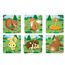 Lisciani - CAROTINA BABY - 6 Meerespuzzles - 4-teilige Puzzles - Bildungsspiel mit Meeresbewohnern - Spielerisches Lernen - Made in Italy - Für Kinder von 1 bis 4 Jahren