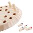 EACHHAHA Montessori Spielzeug ab 4 Jahre, Gedächtnis Schach lernspielzeug,Brettspiel aus Holz,Memory Spiel,Verbessert das Gedächtnis und die Farbwahrnehmung,Geburtstagsgeschenke für Kinder