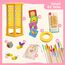 Nene Toys BEEFALL Bienen Geschicklichkeitsspiel für Kinder 3 4 5 6 Jahre – Holz-Turmspiel mit Würfel & Aktionskarten (3 Spielvarianten + Rainbow Sticks) – Montessori Spielzeug, Familienspiel