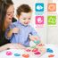 LZDMY Montessori Spielzeug ab 1 Jahr, Holzpuzzle Dino Kinderspielzeug, Greifpuzzle Steckspiel Geschenk Junge und Mädchen 12-36 Monate, Holzspielzeug Baby Puzzle Ostern Geburtstag Weihnachten