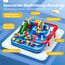 hahaland Spielzeug ab 3 Jahre, Auto Spielzeug Geschenke ab 2 3 Jahre Junge, Autorennbahn Abenteuer Auto Kinder Set, Feinmotorik, STEM, Montessori Spielzeug ab 2-5 Jahre Kindertag Geschenk (Groß)