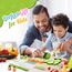 JoltJive Kindermesser, Kindermesser ab 1 2 3 4 5 6 jahre Kinderküche mit Faltbarer Aufbewahrungsbox und Wellenschneider, Montessori Spielzeug als Weihnachts- und Geburtstagsgeschenk